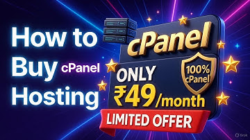 How to buy cpanel / how to purchase cpanel / web hosting
