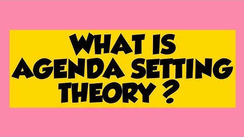 AGENDA SETTING THEORY IN HINDI| COMMUNICATION THEORIES|NTA UGC NET MASS COMMUNICATION