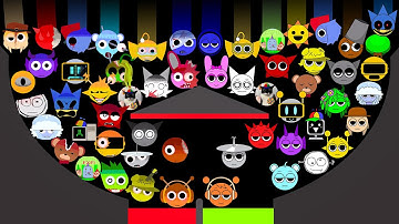 Incredibox Sprunki Retake Phase 2 vs Classic Marble Race In Algodoo — Who Will Win? Round 12