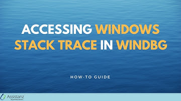 Accessing Windows Stack trace in WINDBG