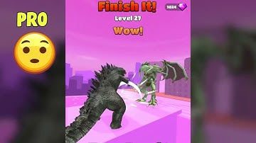 NOOB vs PRO vs HACKER in Kaiju Run 3 - Gameplay Android, ios | Pinker Lab