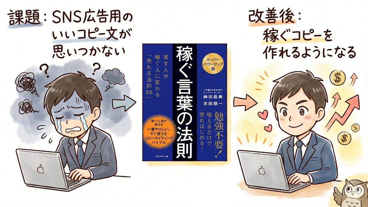 稼ぐコピーライティングのAIプロンプト 神田昌典＆衣田順一の考え付き