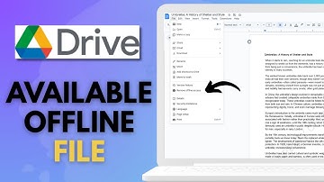How To Set Up And Use Google Docs Offline  Offline Mode In Google Drive