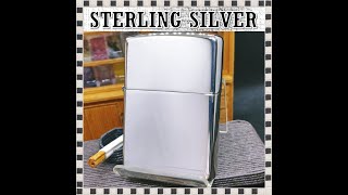 №1435 ZIPPO スターリングシルバー STERLING SILVER