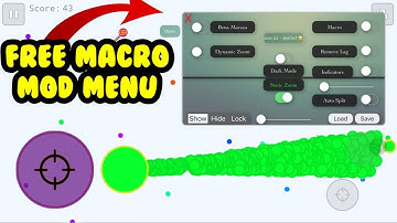 Agario Macro + Zoom New Mod Menu with No Lag + Xelahot for iOS/Android