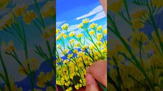 Easy to make landscape—what do you think? painting ideas #art #painting  #shorts #drawing #reels