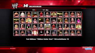 WWE 2K14 - How to Unlock Every Superstar, Diva, Championships and Arenas Tutorial (Tip)