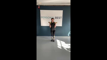 FORWARD LUNGE WITH BICEP CURLS