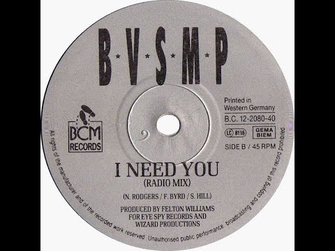 BVSMP - I need you (Radio mix)