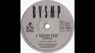 BVSMP - I need you (Radio mix)