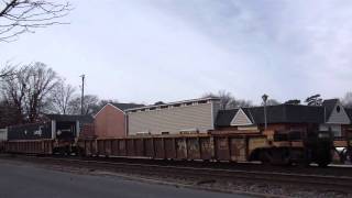 CSX Q174 in Hi Def at Ashland,VA on 2/3/11