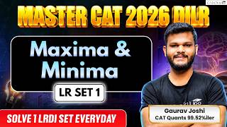 Most Important CAT 2026 LR Set - 1: Maxima - Minima | Solve 1 LRDI SET Everyday | CAT DILR Prep