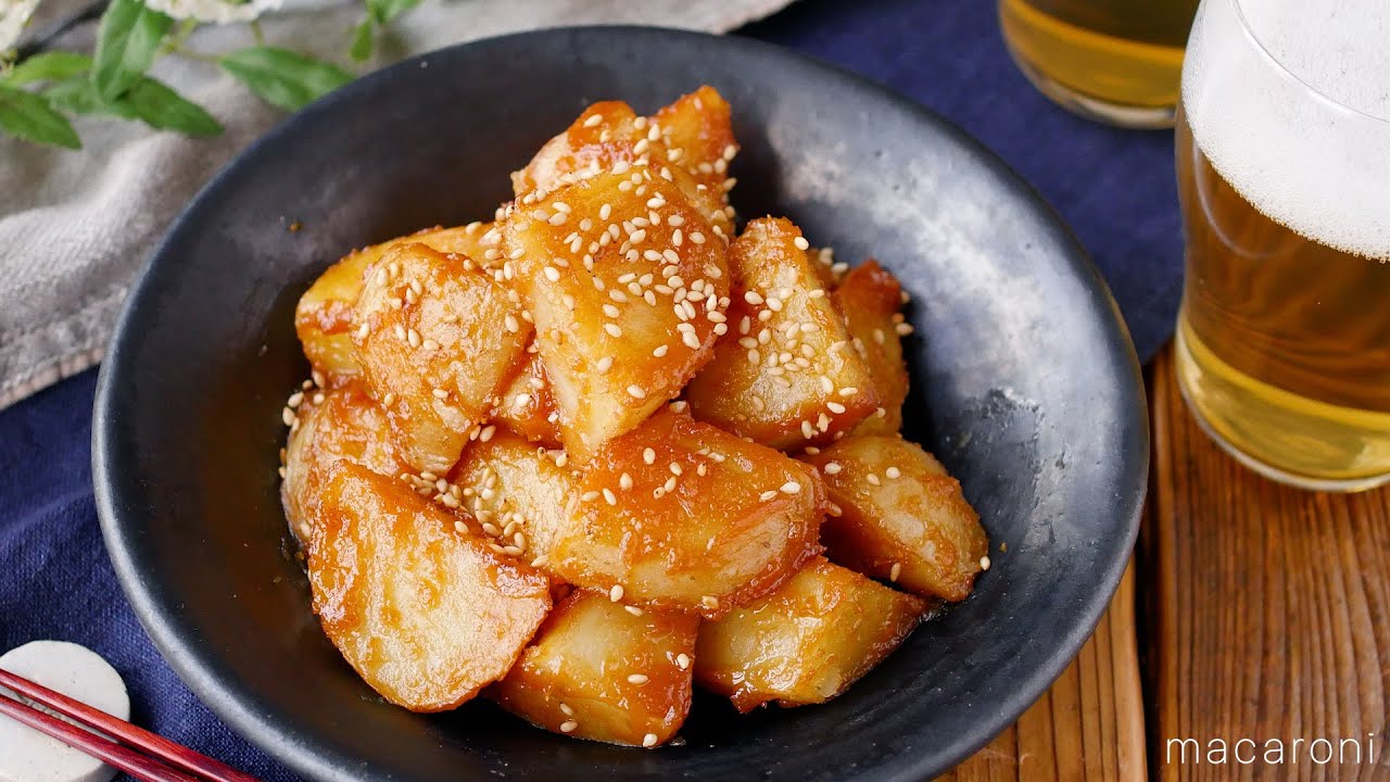 Potatoes stir-fried in sweet and spicy miso] Only one ingredient