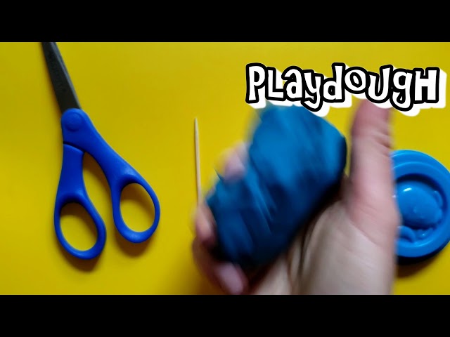 Scissor Skill Practice: Cutting Playdough - Playgroup WA