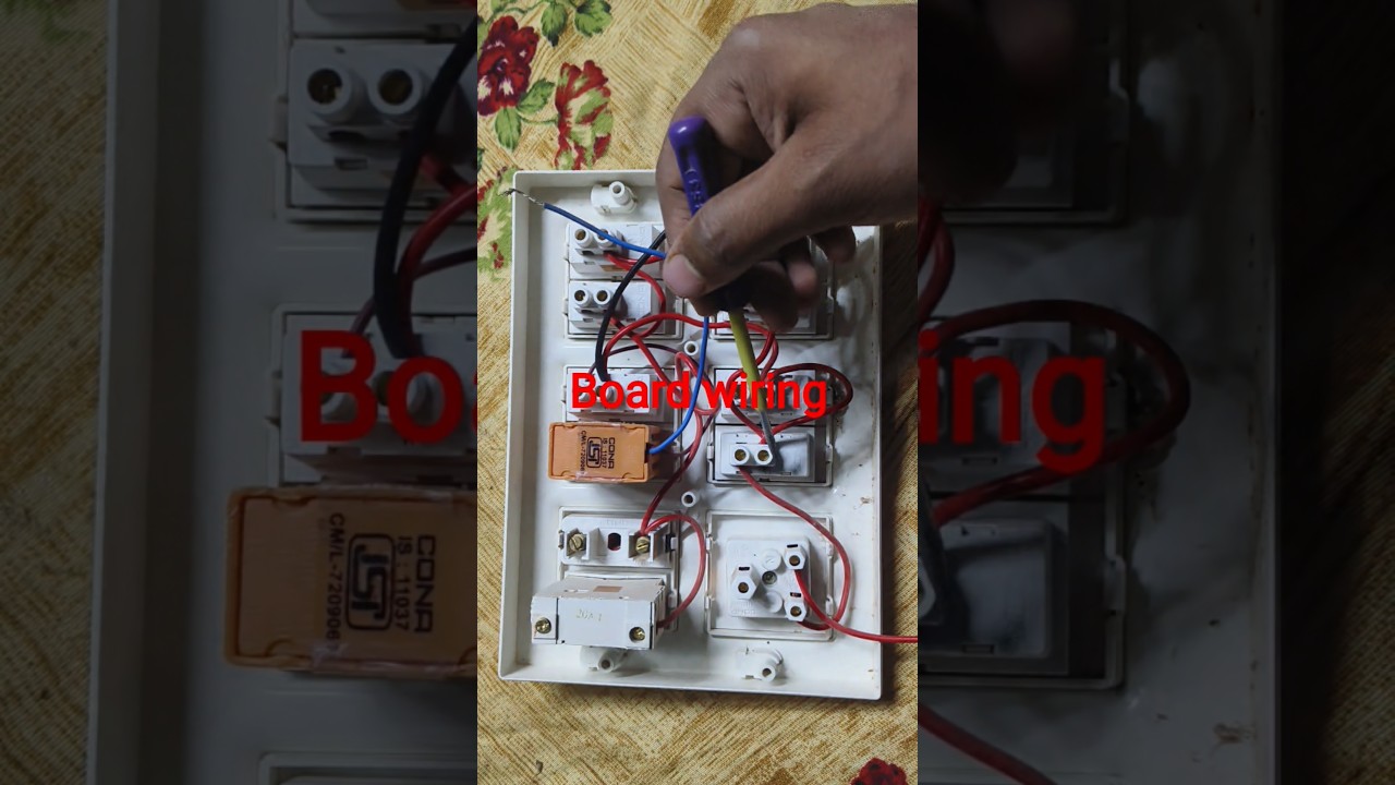 switch board wiring 