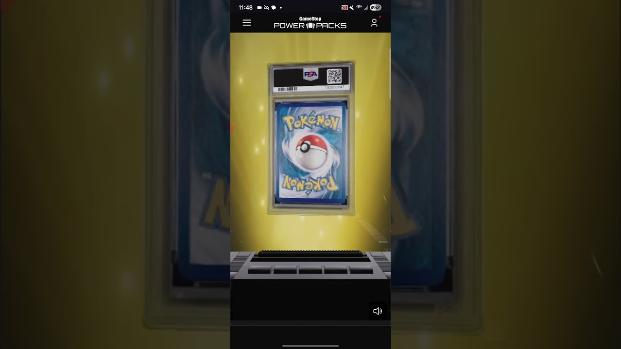 $100 Gold Power Pack opening GameStop Pokémon Card PSA-graded 