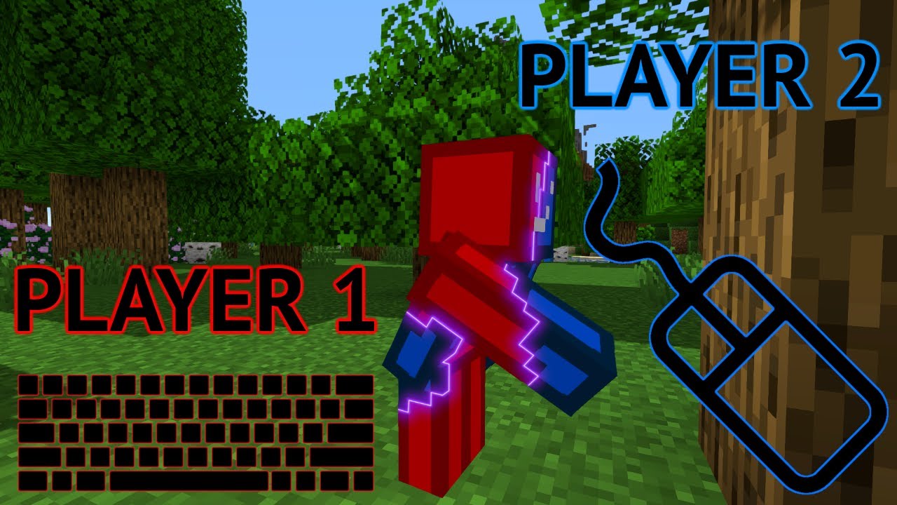 Minecraft but You are 2 People.. 
