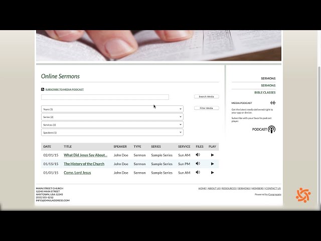 Public Website Feature Tour