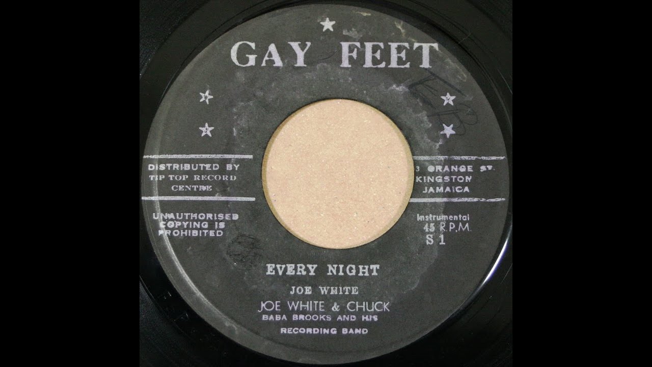 7\" Joe White Any Time Baba Brooks ska スカ 7