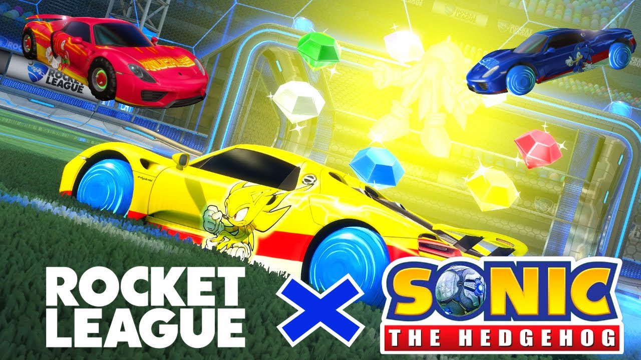 Sonic The Hedgehog Cars и Sonic Spin LTM в Rocket League!