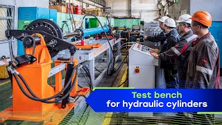 Test bench for hydraulic cylinders with a 500 bar hydraulic power unit | Motorimpex Group