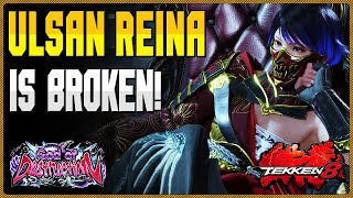 Tekken 8 🔥 Ulsan REINA`s Unstoppable Broken Gameplay 🔥 T8 Rank Matches 🔥
