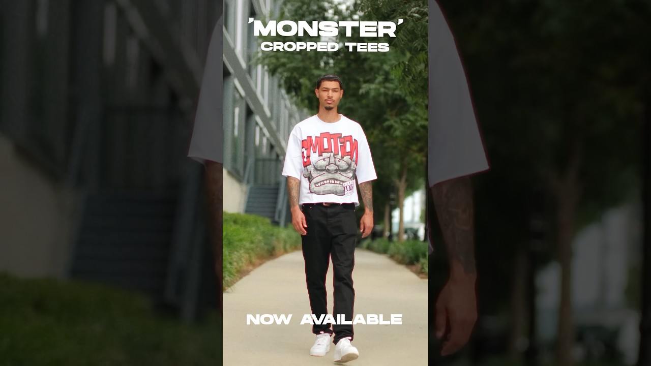 New monster cropped tees available now! FAST SHIPPING 📦🚚 