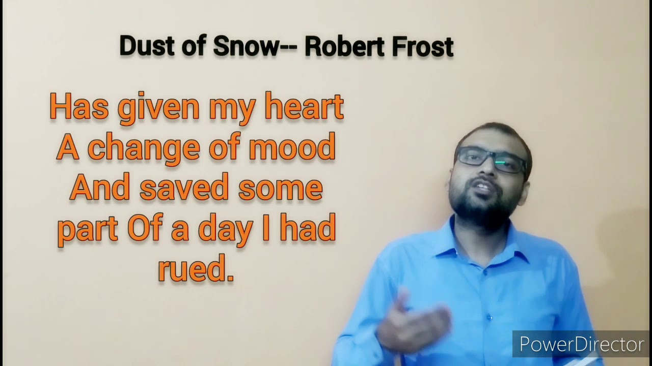 Dust of SnowHindi Explanation (Class 10th CBSE) YouTube