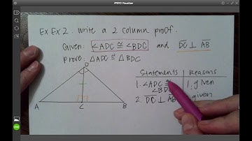 Two-Column Proofs Extra Ex.2