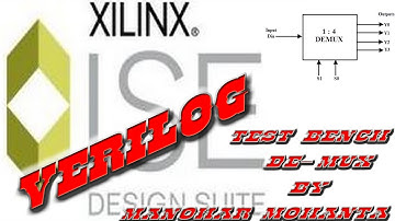 TestBench For 1:4  De MuxDe Multiplexer In Test Bench Fixture