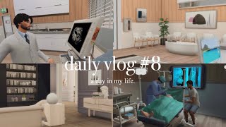 day in my life | sick + hospital + rest in peace my baby etc | the sims 4 vlog