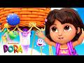 Catch the Balloon, Dora! 🎈Teamwork for Kids | Dora &amp; Friends