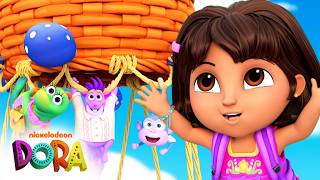 catch balloon dora teamwork kids dora friends