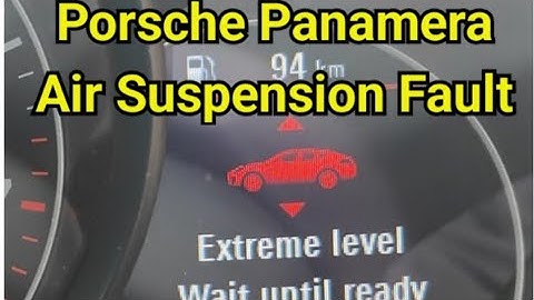 Porsche Panamera 971 J.S - Luchtvering defect Stikstofvulling succesvol uitgevoerd #porsche