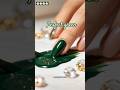 nail polish warna emerald green dan olive green 💚 #nailpolish #nailart #nailsinspo #youtubeshorts