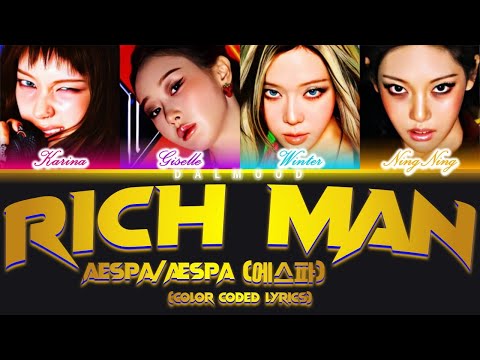 Aespa æspa 에스파 Rich Man Color Coded Lyrics Han Rom Eng 