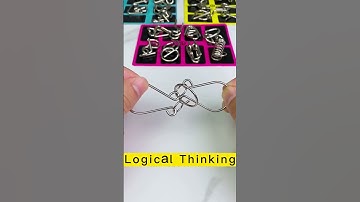 Easy way to solve the circle metal puzzle #shorts #puzzle