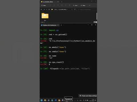 Python OS Module | All important Methods - YouTube
