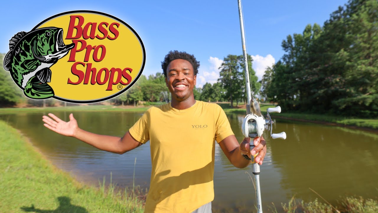 $20 BUDGET Bass Pro Shops Topwater ONLY Fishing Lures Challenge