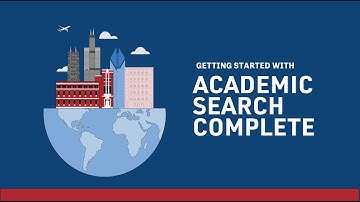 Getting Started with Academic Search Complete