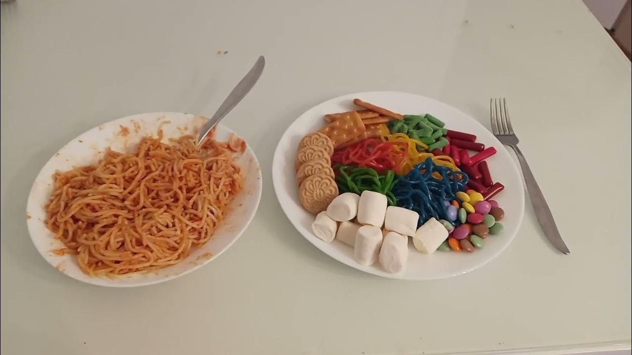Gummy Spaghetti vs Real Spaghetti 🍝 YouTube