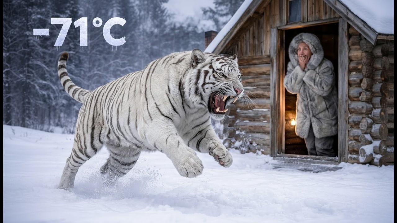 She Saved a Freezing Tiger Cub in -71°C Siberia… Then Something Incredible Happened at Her Door