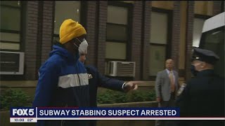 Subway stabbing arrest