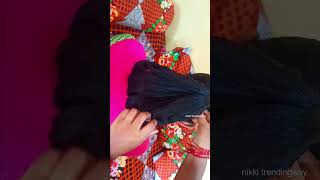 modern ponytail hair style(long hair to short hair without cutting)