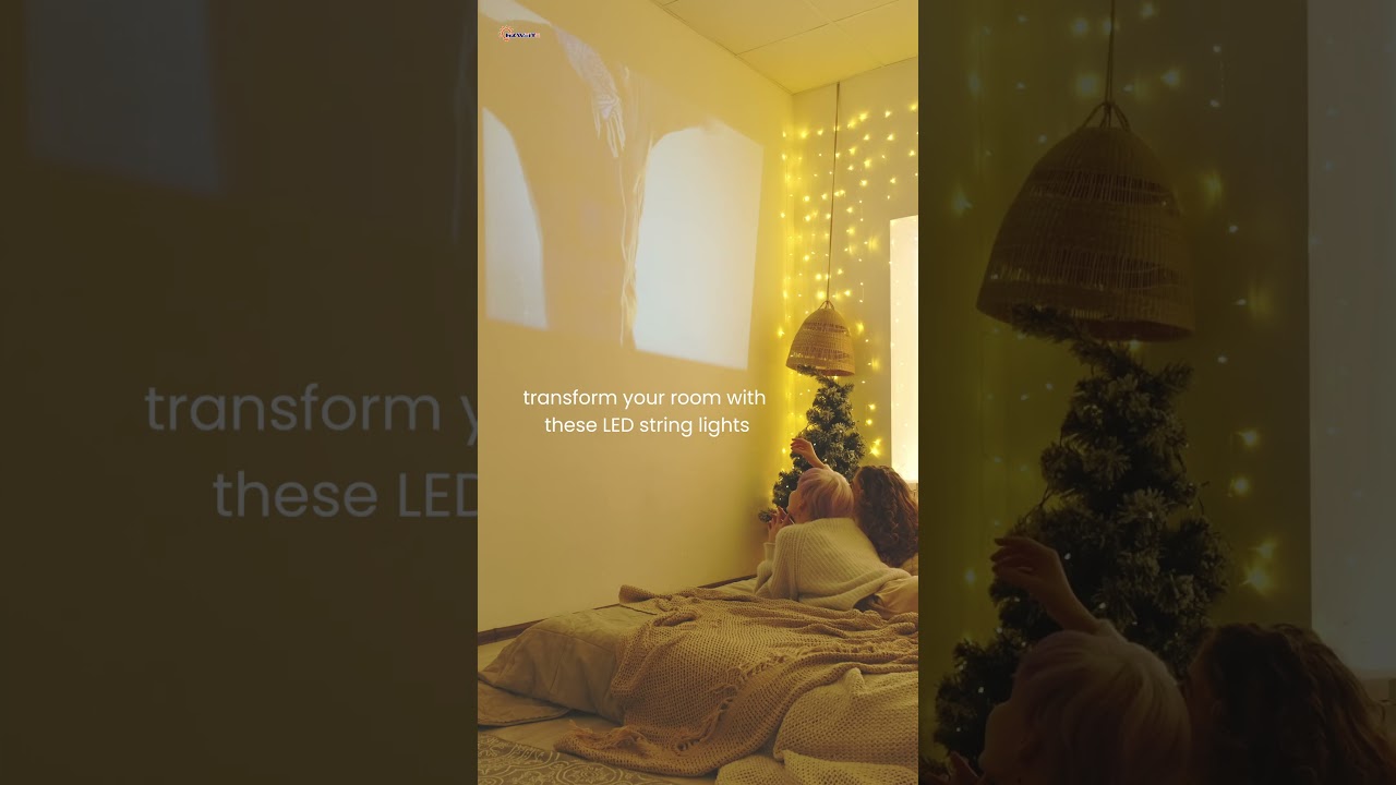 Transform Your Room with LED String Lights ✨ Cozy & Easy Setup