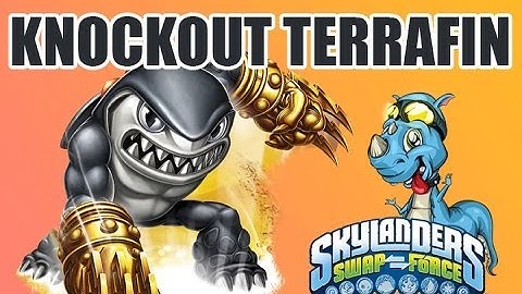 KNOCKOUT TERRAFIN Skylanders Swap Force Intro & Death Videos w/Box Art
