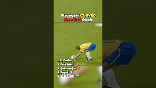 Strangely CURVED Free Kick Goals