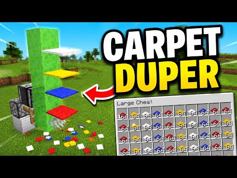 NEW 26.2+ INFINITE CARPET DUPER in Minecraft Bedrock/Java!