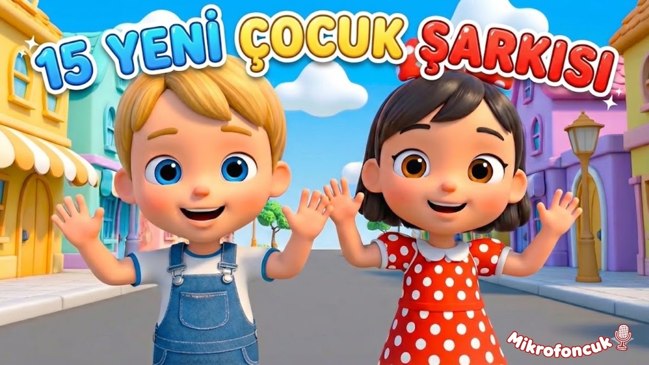 15 Eğitici Çocuk Şarkısı Bir Arada 🎵 Renkler, Alfabe, Hayvanlar, Meyveler ve Daha Fazlası