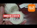 Unboxing &amp; Testing Elastic Self-Adhesive Athletic Tape from TEMU | Sports, Finger &amp; Ankle Support